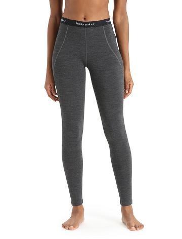 Dámské Legíny Icebreaker BodyfitZone™ Merino 260 Zone Thermal Černé | CZ 1392WNBY